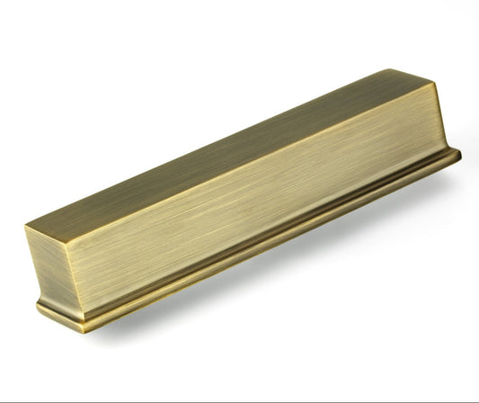 Hamilton American Bronze Rectangular Cup Handle - 128mm Centres