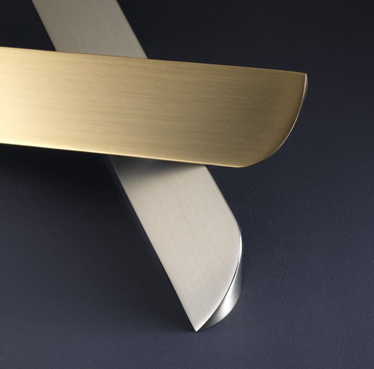 Kew Brushed Gold Cabinet Cup Pull Handle - 160mm Centres