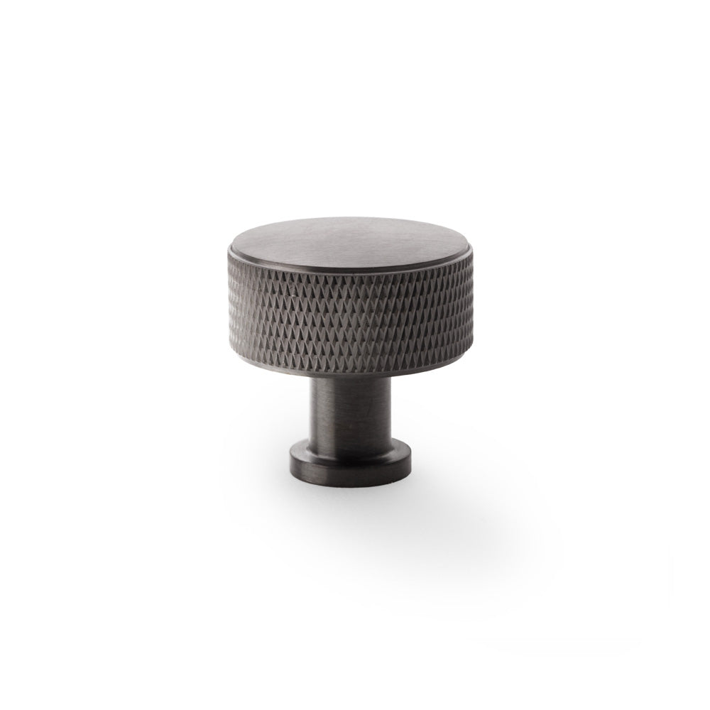 Lucia Knurled Cupboard Knob - Dark Bronze PVD - 35mm