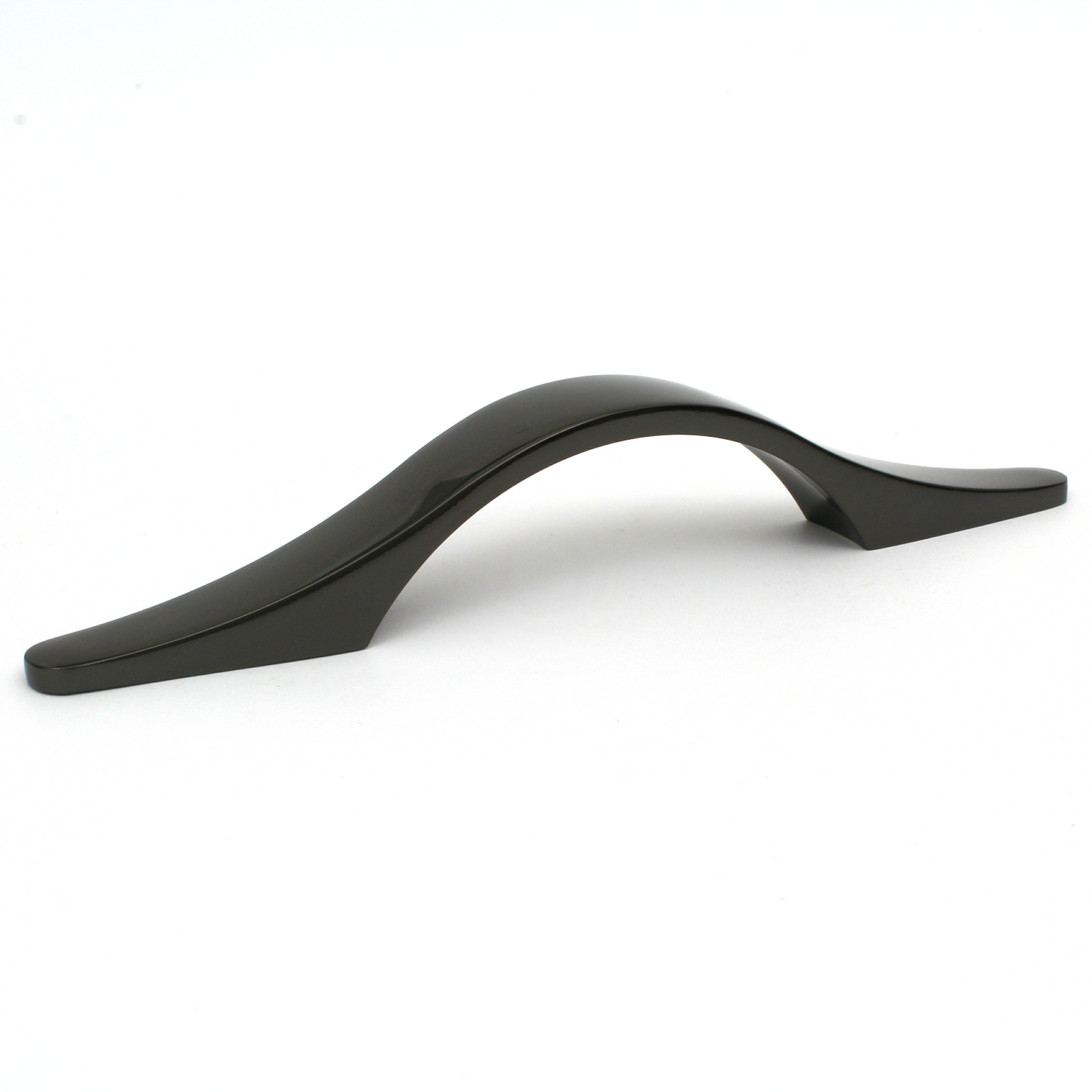 Malvern Polished Black Nickel Cabinet Bow Handle - 128mm Centres