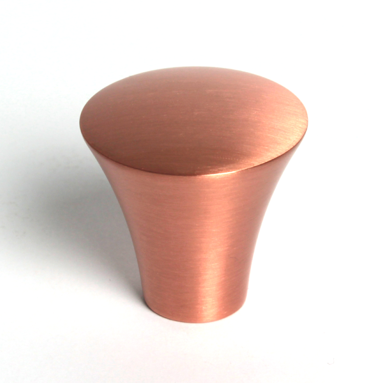 Malvern Brushed Copper Cabinet Knob - 30mm