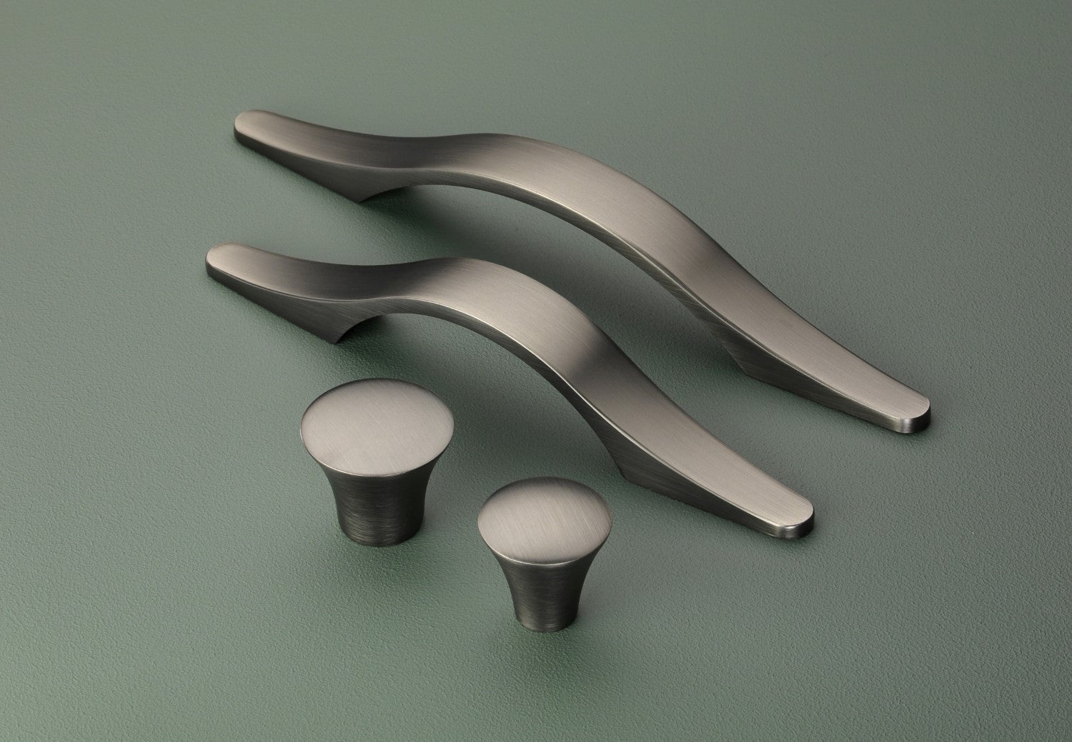 Malvern Cabinet Knob in Brushed Iron - 30mm