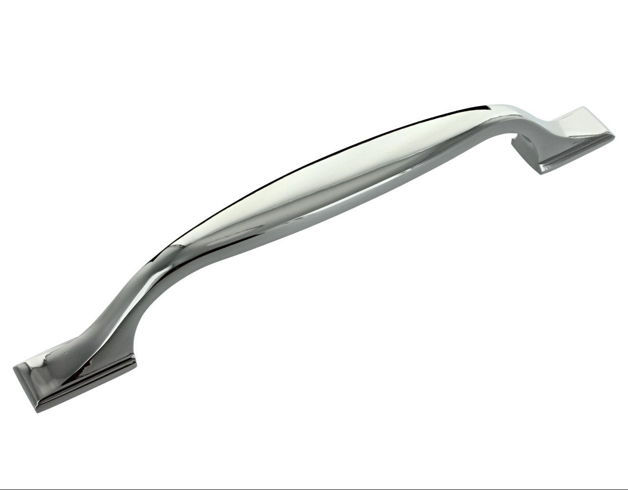 Marlborough Cabinet Handle in Polished Nickel - 128mm Centres