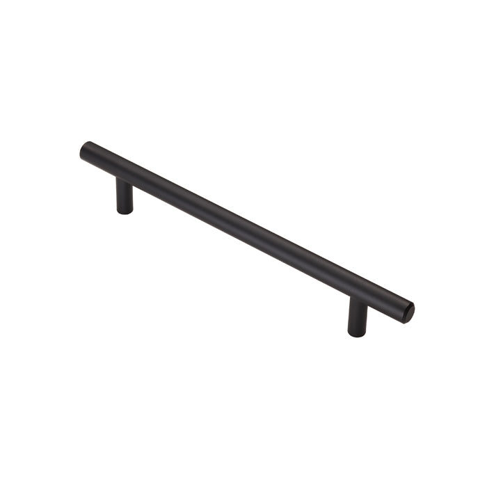 Fingertip Design Matt Black T Bar Handles With 160mm Hole Centres