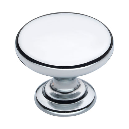 Monmouth Polished Chrome Cabinet Knob - 32mm