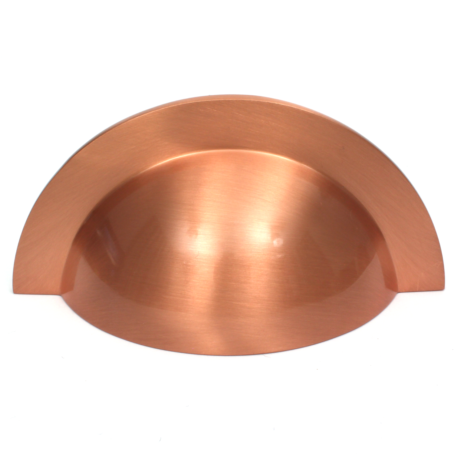 Monmouth Brushed Copper Cabinet Cup Handle - 64mm Centres