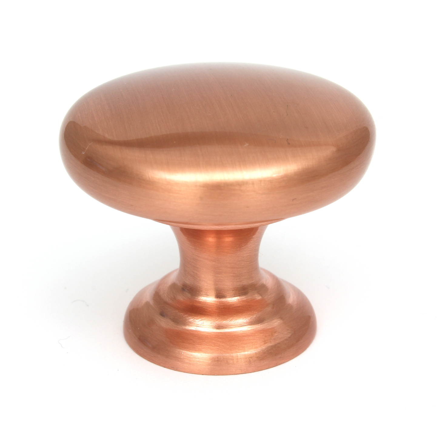 Monmouth Brushed Copper Cabinet Knob - 38mm