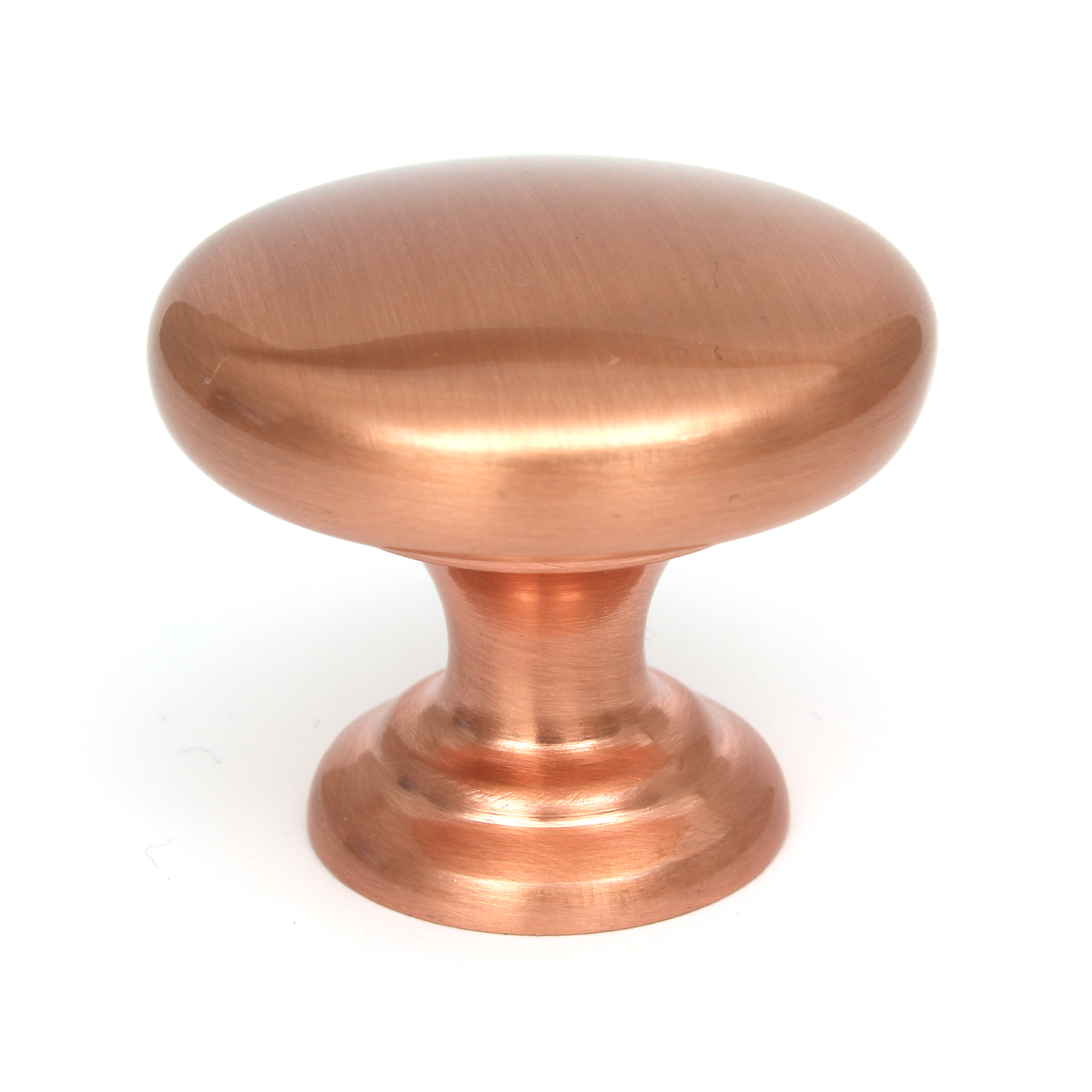 Monmouth Brushed Copper Cabinet Knob - 38mm
