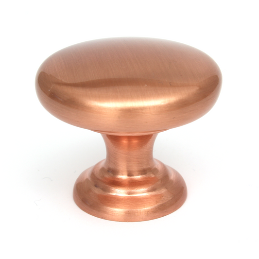 Monmouth Brushed Copper Cabinet Knob - 32mm