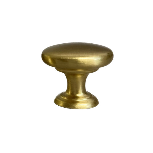 Monmouth Brushed Satin Brass Cabinet Knob - 38mm
