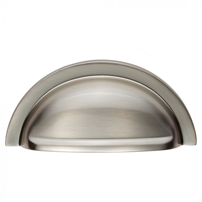 Oxford Satin Nickel Cabinet Cup Pull Handle | 76mm Centres