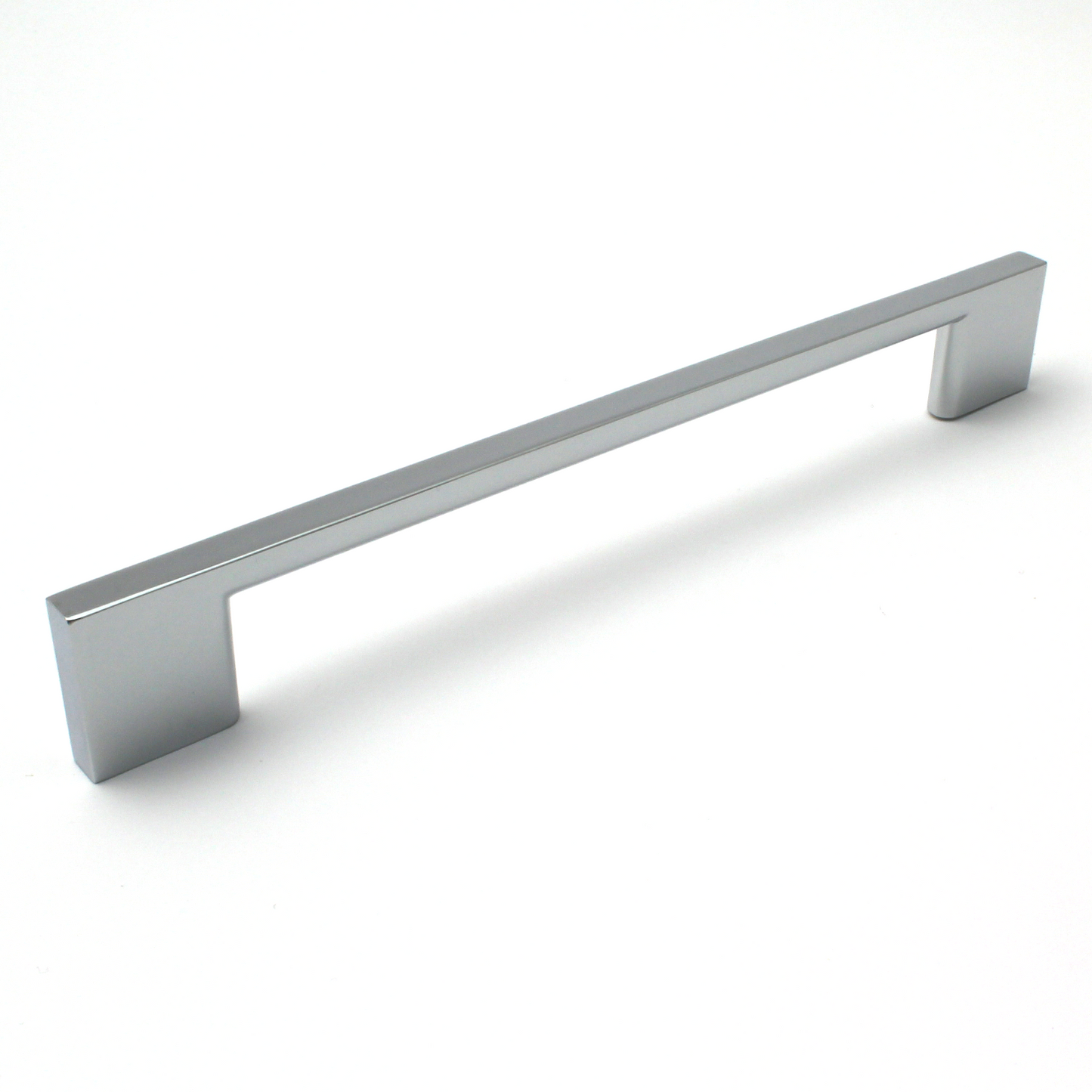 Polished Chrome Slim Cabinet Bar Handle - 192mm Centres