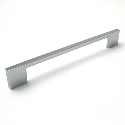Polished Chrome Slim Cabinet Bar Handle - 192mm Centres