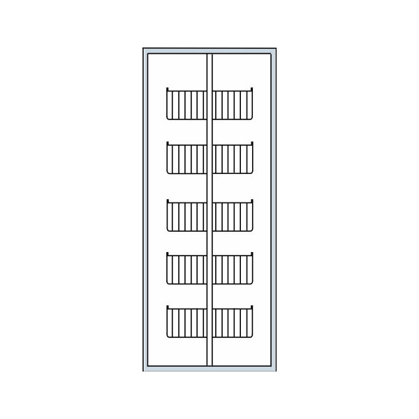 300mm Kitchen Larder Unit, Centre Mounting, 1950-2200mm