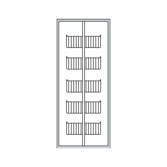 300mm Kitchen Larder Unit, Centre Mounting, 1950-2200mm