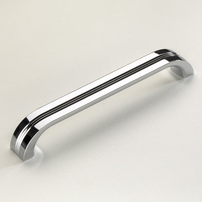 Retro Cabinet Bar Handles in Polished Chrome - 160mm Centres