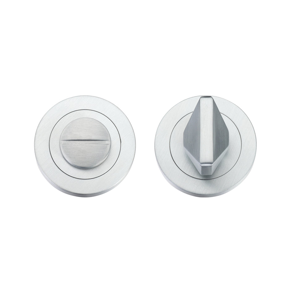 Bathroom/WC Turn &amp; Release Satin Chrome