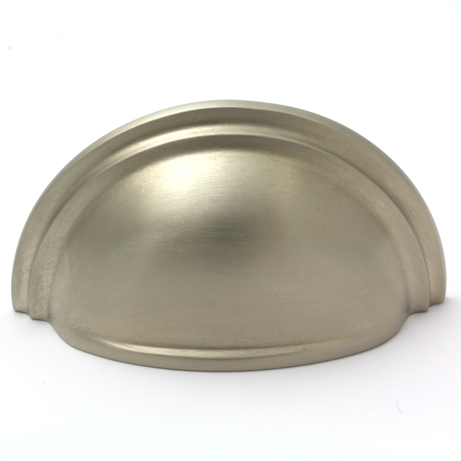 Victorian Cup Pull Handle in Satin Nickel | 76mm Centres