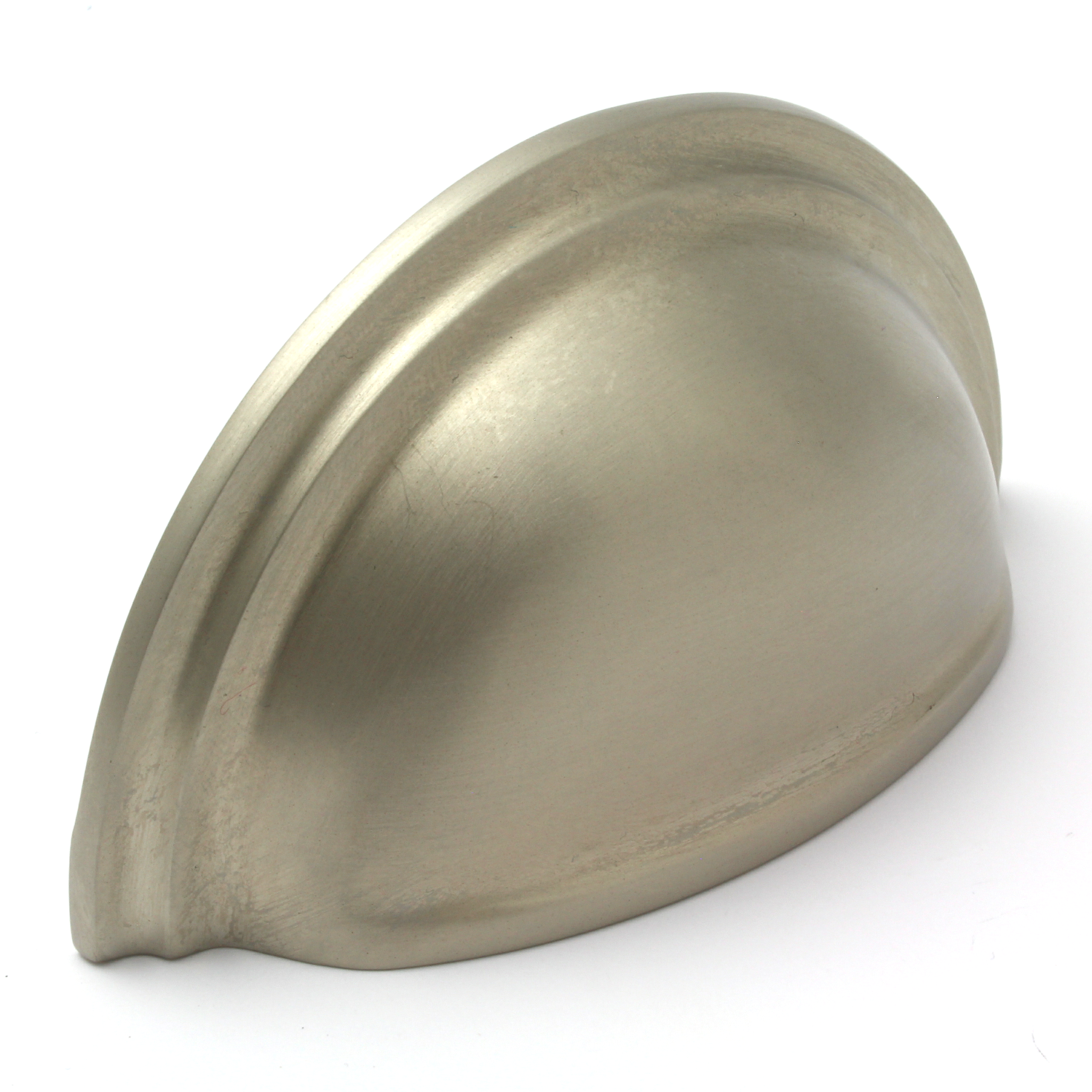 Victorian Cup Pull Handle in Satin Nickel | 76mm Centres
