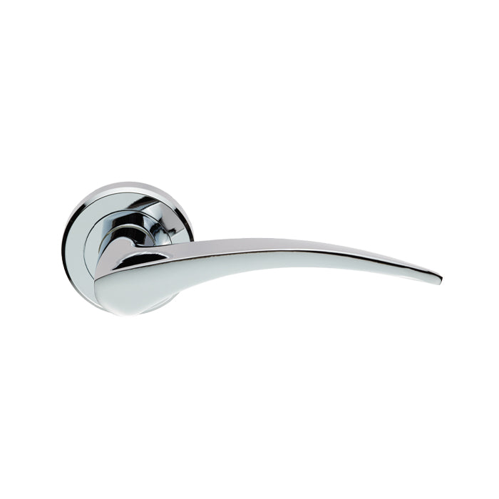 Olivier Door Handles On Round Rose