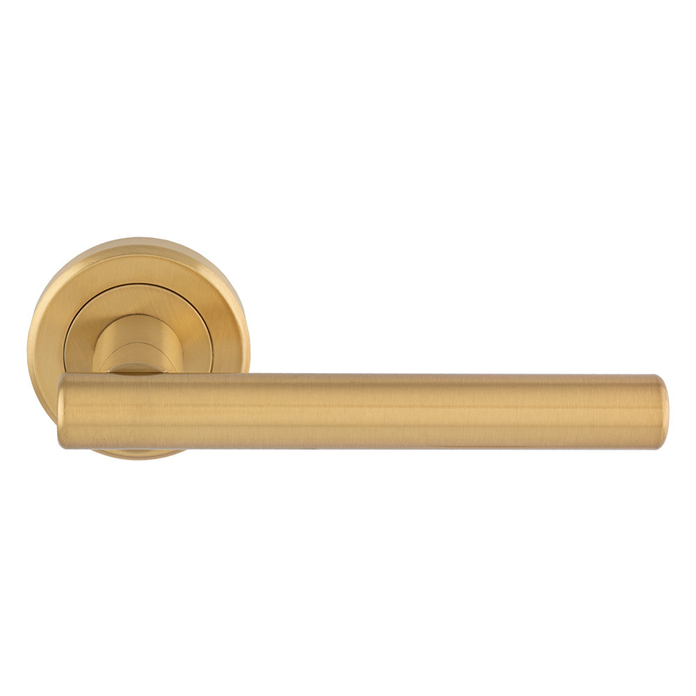 Philadelphia Door Handles On Round Rose