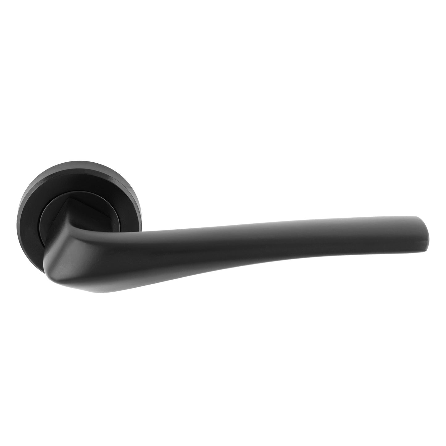 Pronta Door Handles On Round Rose