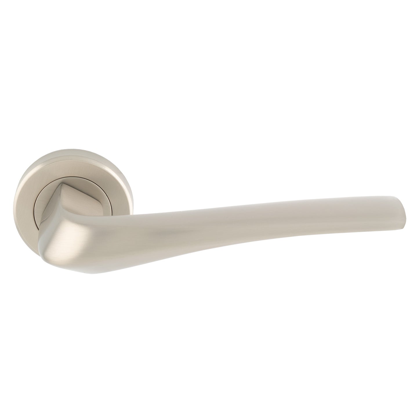 Pronta Door Handles On Round Rose