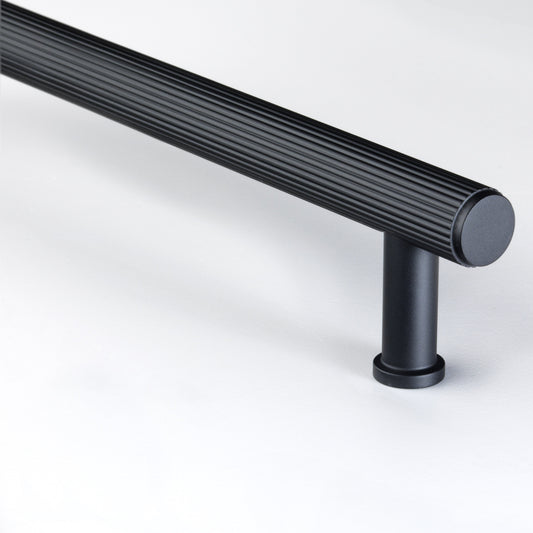 Stirling Reeded Solid Brass Brass Bar Handle