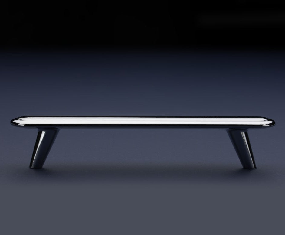 Stockholm Polished Chrome Cabinet Bar Handle - 128mm Centres