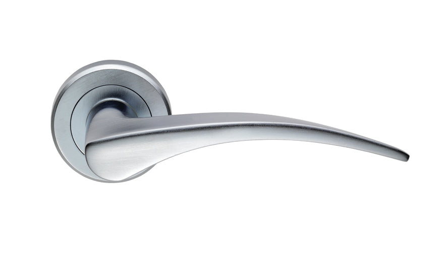 Olivier Door Handles On Round Rose