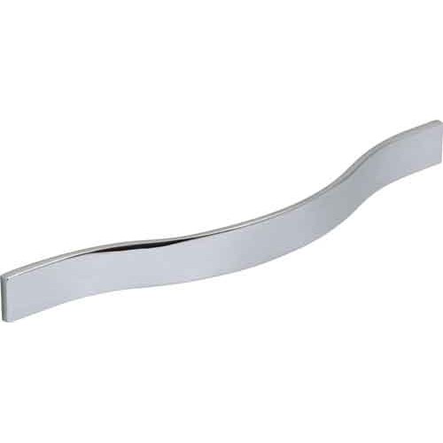 192mm Polished Nickel Strap Handle - 128mm Centres
