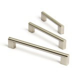 156mm Stainless Steel Finish Boss Handle - 128mm Centres