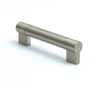 185mm Brushed Stainless Steel Keyhole Cabinet Handle - 160mm Centres