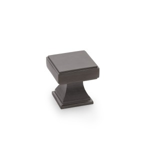 Jesper Square Cupboard Knob - Dark Bronze PVD