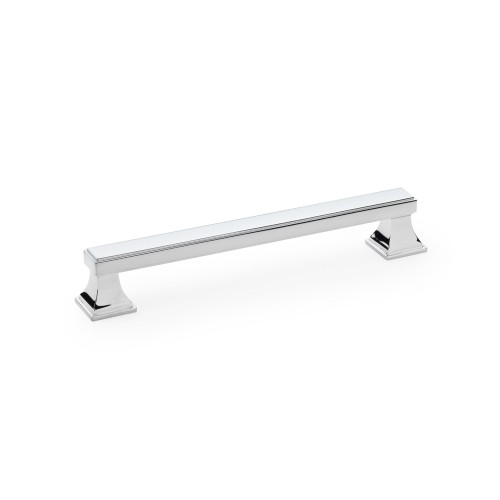 Jesper Square Cabinet Pull Handle - Polished Chrome - Centres 160mm