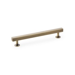 Square T-Bar Cabinet Pull Handle - Antique Brass - Centres 160mm