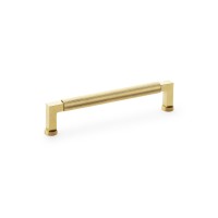 Camille Knurled Cabinet Pull Handle - Satin Brass PVD
