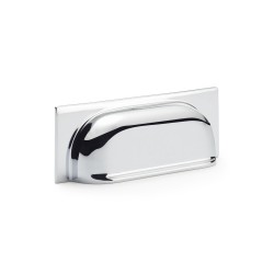 Quantock Polished Chrome Cup Pull Handle | 96mm Centres