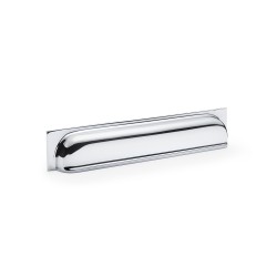 Quantock Polished Chrome Cup Pull Handle | 203mm Centres