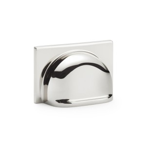 Quantock Polished Nickel Cup Pull Handle | 40mm Centres