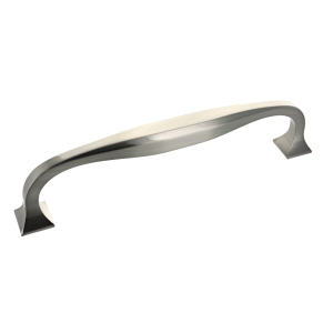 Corbusier Brushed Satin Nickel Cabinet Handle - 128mm Centres