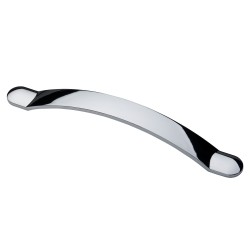 Monmouth Polished Chrome Cabinet Bow Handle - 128mm Centres