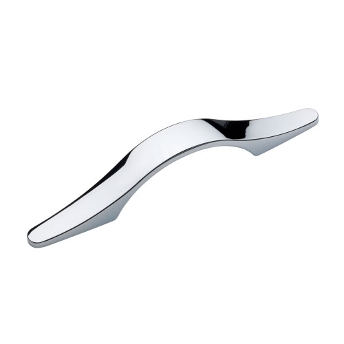 Malvern Polished Chrome Bow Cabinet Handle - 128mm Centres