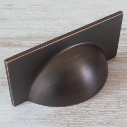 Monmouth Square American Copper Cup Handle | 64mm Centres 