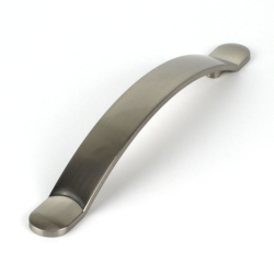 Monmouth Brushed Satin Nickel Cabinet Bow Handle - 160mm Centres