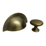 Monmouth American Bronze Cup Handle | 64mm Centres