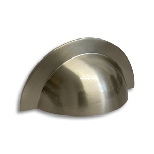 Monmouth Brushed Satin Nickel Cup Handle | 64mm Centres