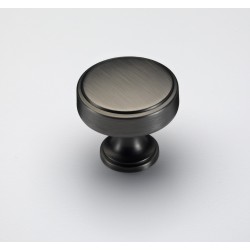 Calgary Cabinet Knob in Brushed Iron - 40mm