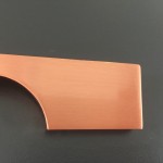 Bioko Brushed Copper Bar Handle - 192mm Centres