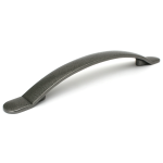 Brecon Pewter Finish Bow Cabinet Handle - 128mm Centres